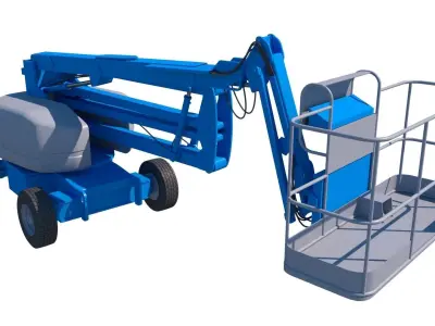 manlift scissor lift 3D model