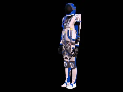 Astronaut Spacesuit Israel 3D model