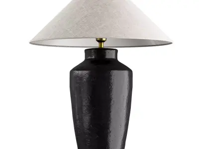 Zara Home Ceramic Table Lamp 3D model