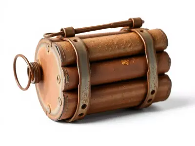 Vintage Rusted Dynamite model pack Low-poly 3D model