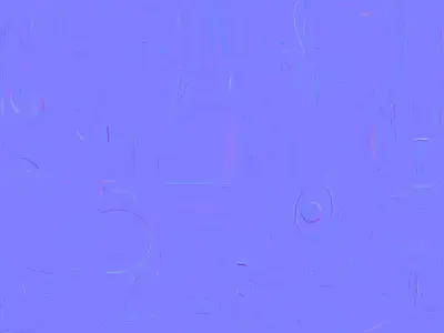 Colorful Water Gun Toy 3D Model Low-poly 3D model