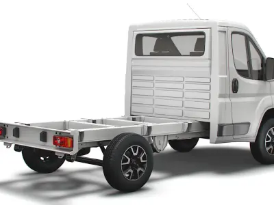 Vauxhall Movano Chassis Truck Single Cab 3000WB 2022 3D model