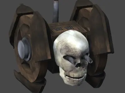 Pirate ship tank1 Low-poly 3D model