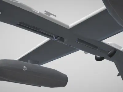 MQ9 Reaper Drone Low-poly 3D model