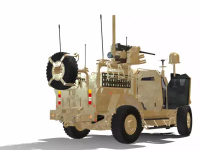 MXT MV 4X4 Low-poly 3D model