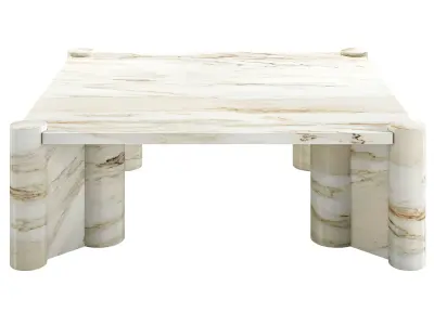 Jumbo Coffee Tables by Gae Aulenti for Knoll International 3D model