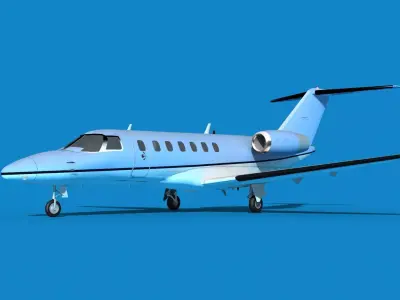 Cessna C528 Citation CJ3 V07 3D model