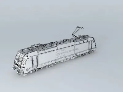 Bombardier - TRAXX F140 MS / Euro Cargo Rail livery Free 3D model