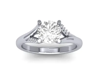 Wedding Ring 3D print model 79