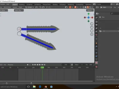 EPEE DE GUERRE 3D model