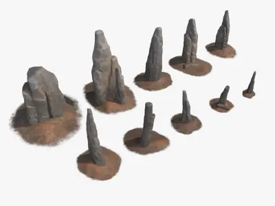 Rock Collection 3D model