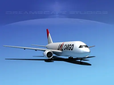 Boeing 767-100 JAL CARGO 3D model