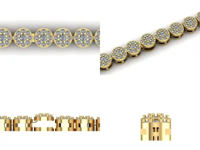 Bracelet bi6 3D print model