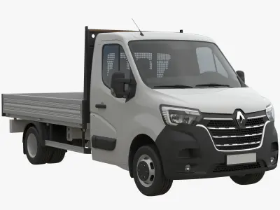 Renault Master 2020 Flatbed RWD L2H1 3D model