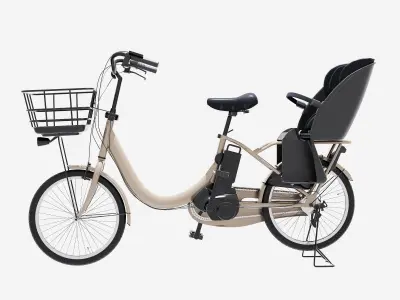 Japanese Bicycle Mamachari 3D model