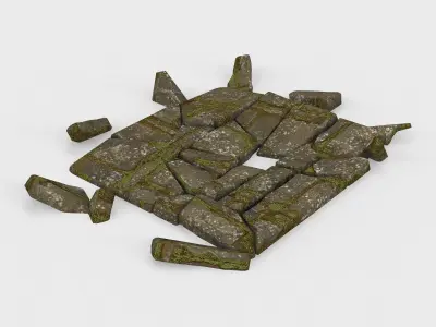 stone base 02  3D model