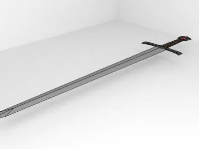 Sword LOW POLY Low-poly 3D model purchase