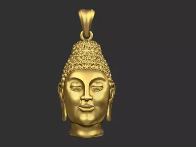 Buddha pendant 3d model 3D model