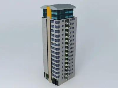 Tower Maasboulevard Free 3D model
