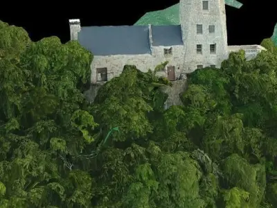 Tucker Tower in Oklahoma 3D model
