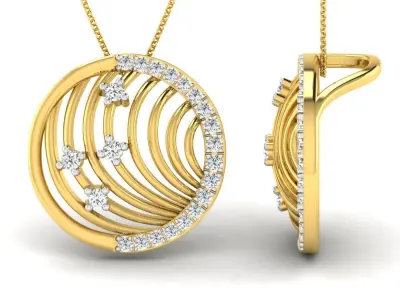 Fashion jewelry style unique earrings 3D print model