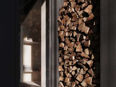  Vertical Firewood Stack Models Collection 