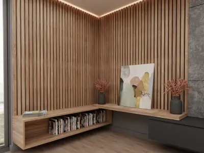 Living Room 3D model 149