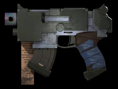 Bolter Free low-poly 3D model