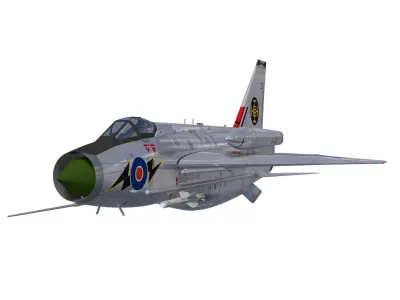 English Electric Lightning  F6 3D model