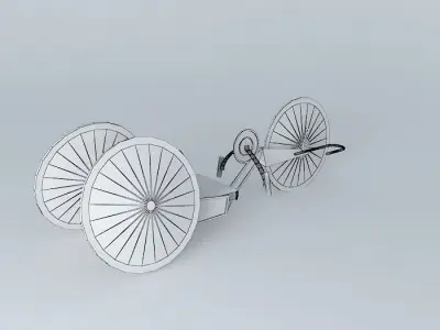 HANDCYCLE MODEL FOR WOUNDED WARRIOR PROJECT 3D model purchase