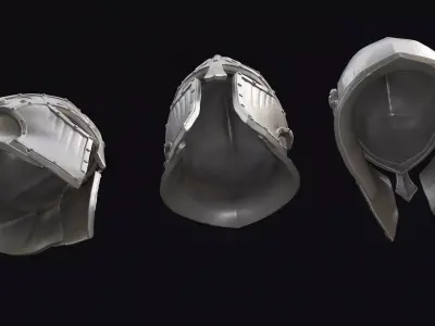 Iron Helmet 6 HP 3D print model