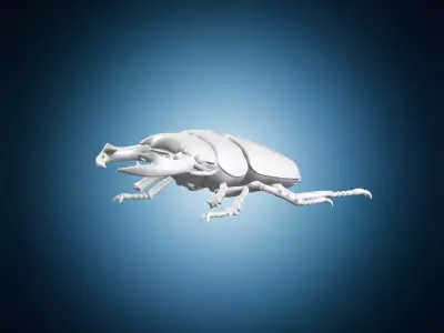 Stag Beetle Insect Nature Miniature Model 3D print model