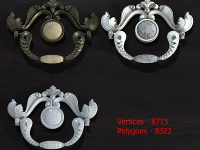 Handles Vol 04 Low-poly 3D model