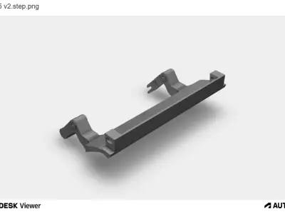 AUDI 80 90 S2 B4 AVANT Tailgate boot handle 8A9827565 3D print model purchase