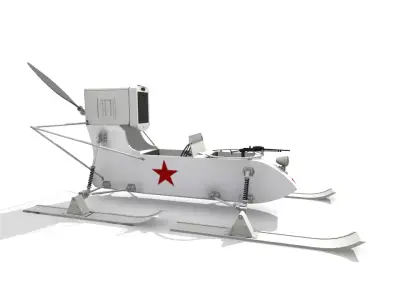 RF-8 Soviet Aerosan 3D model