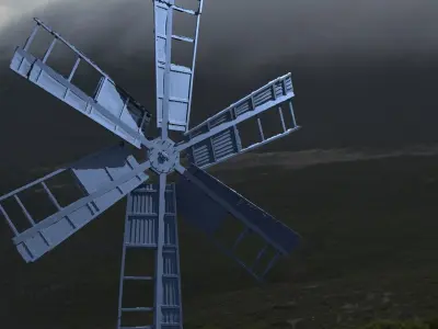 windmill Top 3D model