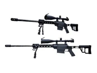 TSVL-8 M1 Stalingrad  rifle  3D model