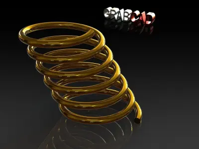 Deform spring Free 3D model