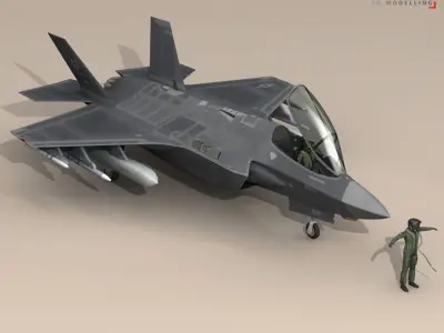 F35A - USAF 3D model purchase