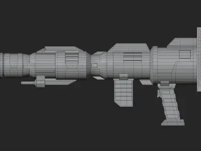 Ion Blaster Optimus Primes G1  Low-poly 3D model