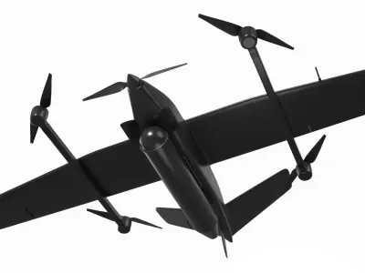  Tactical Reconnaissance Drone Aircraft Black 