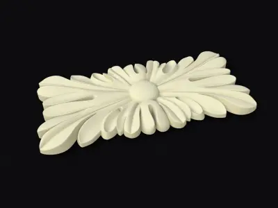 rosette flower 3D model 36