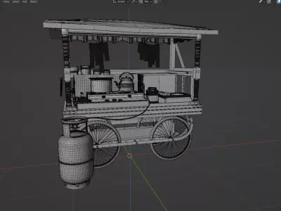 Tea shop Free 3D model