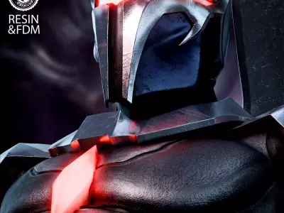 Wicked Marvel Darkhawk Portrait Bust 3D print model