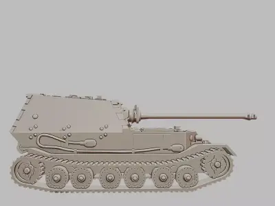 Ferdinand Heavy Tank Destroyer 3D Printable Model 3D print model