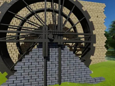 whater wheel  3D model