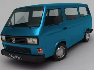 Volkswagen Transporter T3 3D model