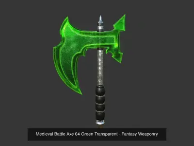 10 Medieval Battle Axe Collection - Fantasy Weaponry 3D Model Pack