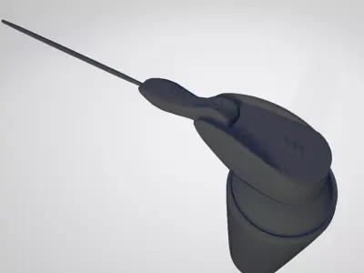 Spray with straw applicator 3D model