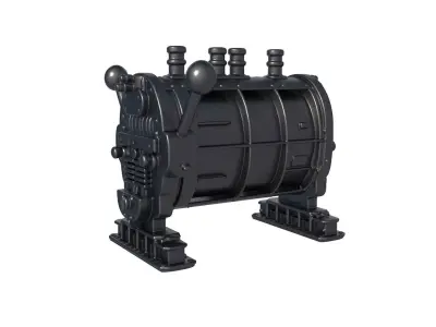 Industrial Furnace - Industrial oven 3D print model purchase